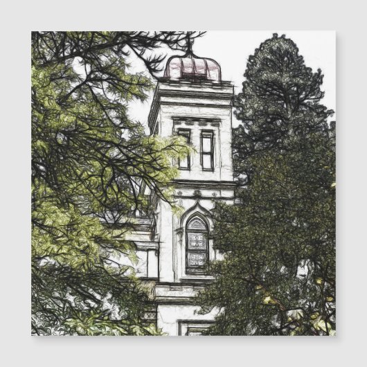 Heiligdom tussen de bomen Magnetische Kaart (Voorkant)