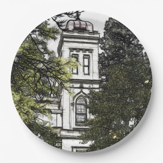 Heiligdom tussen de bomen papieren bordje (Voorkant)