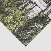 Heiligdom tussen de bomen tissuepapier (Detail)