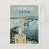 Heiligdom van Christus de Koning in Almada Lissabo Briefkaart (Voorkant)