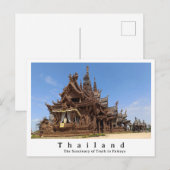 Heiligdom van de Waarheid, Pattaya, Thailand Briefkaart (Voorkant / Achterkant)