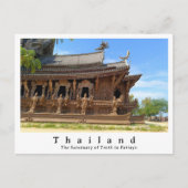 Heiligdom van de Waarheid, Pattaya, Thailand Briefkaart (Voorkant)