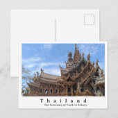 Heiligdom van de Waarheid, Pattaya, Thailand Briefkaart (Voorkant / Achterkant)