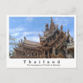 Heiligdom van de Waarheid, Pattaya, Thailand Briefkaart (Voorkant)