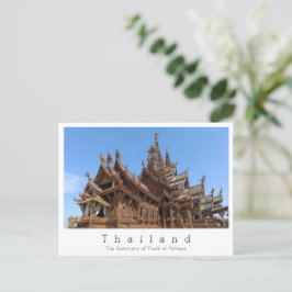 Heiligdom van de Waarheid, Pattaya, Thailand Briefkaart