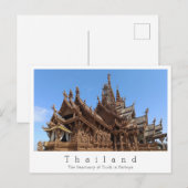 Heiligdom van de Waarheid, Pattaya, Thailand Briefkaart (Voorkant / Achterkant)