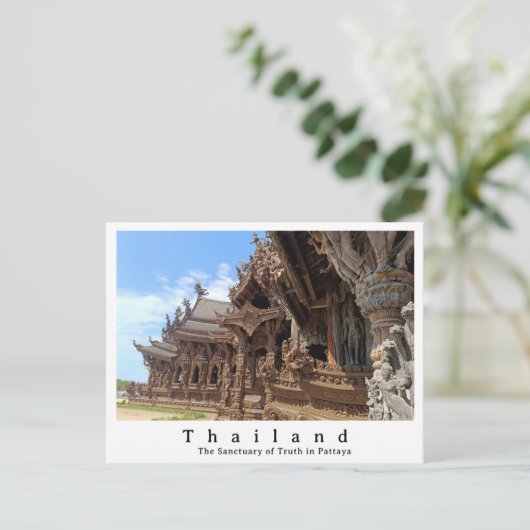 Heiligdom van de Waarheid, Pattaya, Thailand Briefkaart (Staand voorkant)
