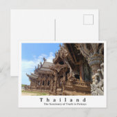 Heiligdom van de Waarheid, Pattaya, Thailand Briefkaart (Voorkant / Achterkant)
