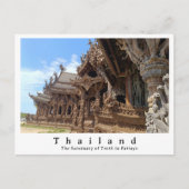 Heiligdom van de Waarheid, Pattaya, Thailand Briefkaart (Voorkant)