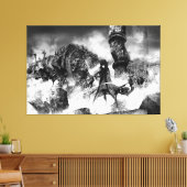 Heiligdom van het Einde Canvas Afdruk (Insitu (Woonkamer))