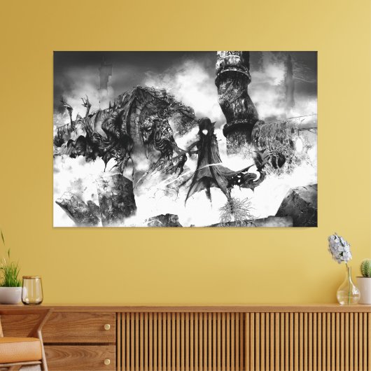Heiligdom van het Einde Canvas Afdruk (Insitu (Woonkamer))