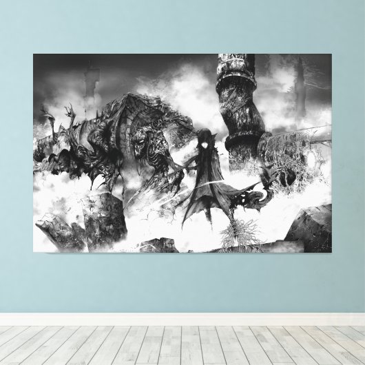 Heiligdom van het Einde Canvas Afdruk (Insitu (Houten vloer))