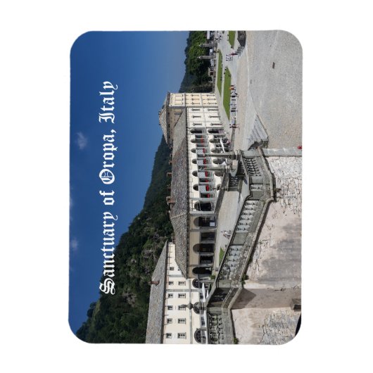 Heiligdom van Oropa, Piemonte, Italië Magneet (Verticaal)