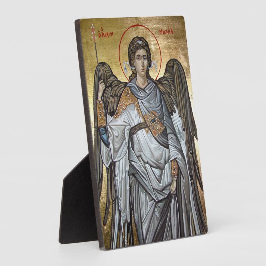 Heilige Aartsengel Michaël Fotoplaat (Zijkant)
