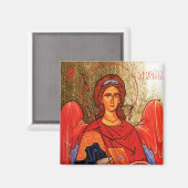 Heilige aartsengel Michael Magnet (Voorkant / Achterkant)