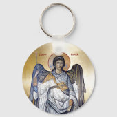 Heilige Aartsengelen Michaël en Gabriël Sleutelhanger (Achterkant)