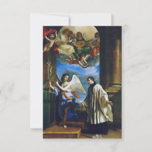 Heilige Aloysius Gonzaga Engelencard Bedankkaart