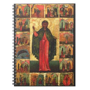 Heilige Anastasia de Bevrijder Byzantijnse Kunst Notitieboek