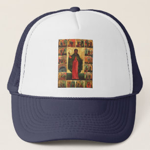 Heilige Anastasia de Bevrijder Byzantijnse Kunst Trucker Pet