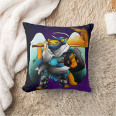 Heilige Angel Knight Cat Kussen (Deken)