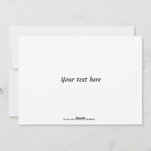 Heilige Angels Pink Gegowned Waterverf Painting Feestdagenkaart (Achterkant)