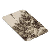 Heilige Antonius Lezen door Albrecht Durer Magneet (Rechterzijde)