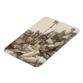 Heilige Antonius Lezen door Albrecht Durer Magneet (Linkerzijde)