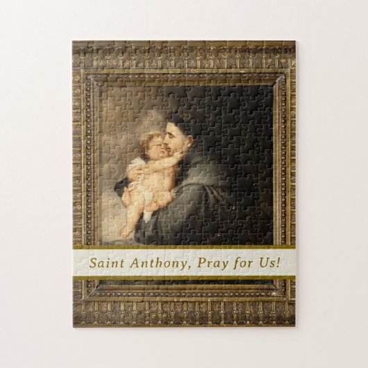 Heilige Antonius met Christus Kind Puzzel (Verticaal)