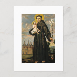 Heilige Antonius van Padua met Kind Jezus Briefkaart