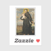 Heilige Antonius van Padua met Kind Jezus Sticker (Vel)