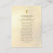 Heilige Antonius van Siya Orthodoxe Christelijke G Plaatskaartje (Achterkant)