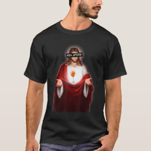 Heilige Aperoli God met een Glas Wijn T-shirt