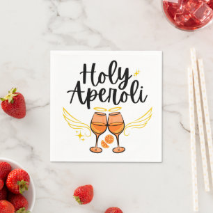 Heilige Aperoli Witte Trendy Aperol Spritz Uitspra Servet