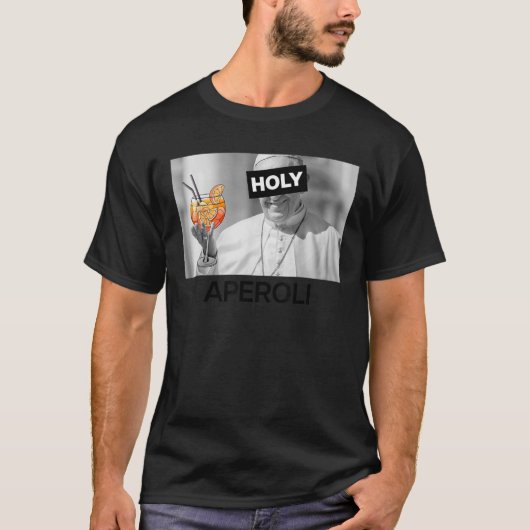 HEILIGE APEROLI X PAUS DE PAUS DRIP X FRANCISCUS S T-SHIRT (Voorkant)