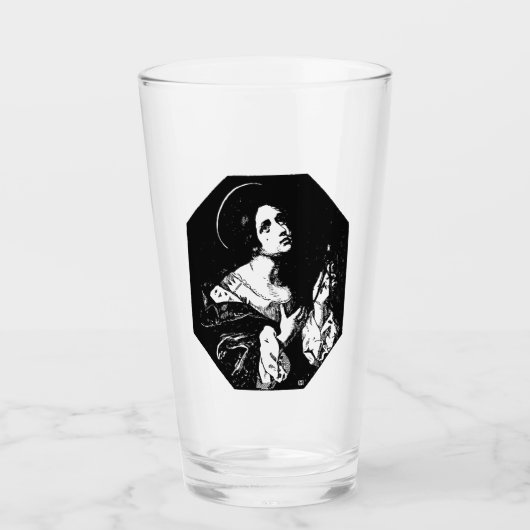 Heilige Apollonia Maagd en Martelaar Glas (Voorkant)