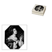 Heilige Apollonia Maagd en Martelaar Rubberstempel (Gestempeld)