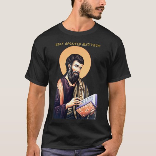 Heilige Apostel Mattheus T-shirt (Voorkant)