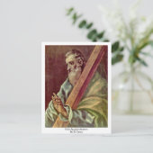 Heilige Apostle Andrew van El Greco Briefkaart (Staand voorkant)
