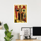 Heilige Archangel Michael Poster (Thuiskantoor)