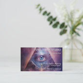 Heilige As | Third Eye Design Visitekaartje (Staand voorkant)