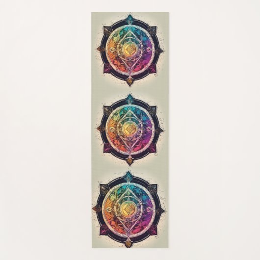"Heilige Asana Mat" Yogamat (Voorkant)
