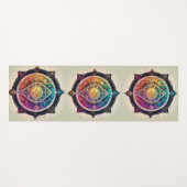 "Heilige Asana Mat" Yogamat (Voorkant (horizontaal))