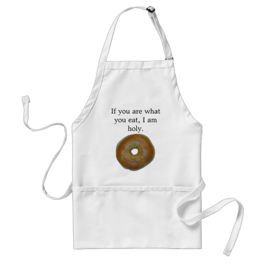 Heilige Bagel Apron Standaard Schort (Voorkant)