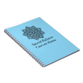 Heilige Balans Minimalistische Mandala Custom Notitieboek (Rechterzijde)