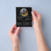 Heilige Balans | Yin Yang-symbool Flyer (Hand)