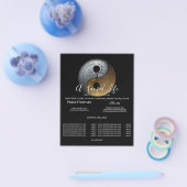 Heilige Balans | Yin Yang-symbool Flyer (Enkel)
