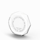 Heilige Baptisme Eenvoudig Lijst Moderne Aangepast Fotoblokken (Rechts)