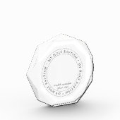 Heilige Baptisme Eenvoudig Lijst Moderne Aangepast Fotoblokken (Links)