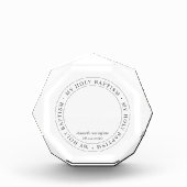 Heilige Baptisme Eenvoudig Lijst Moderne Aangepast Fotoblokken (Voorkant)