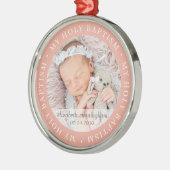 Heilige Baptisme Eenvoudig Lijst Moderne Aangepast Metalen Ornament (Links)